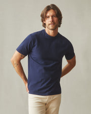 men's premium slub crew tee